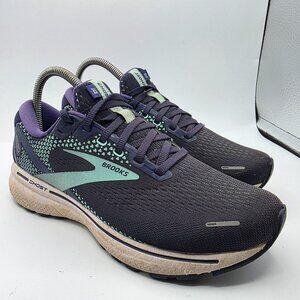 Brooks Ghost 14 Womens Size 7.5 Wide Purple Athletic Shoes Running Walking